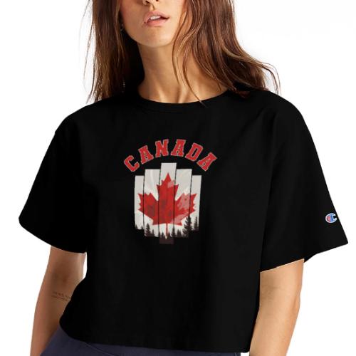 Creative Spirit of Canada - Champion Women’s Cropped T-Shirt