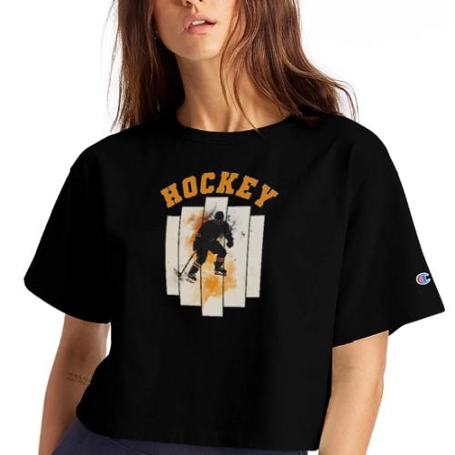 Hockey Grind - Champion Women’s Cropped T-Shirt
