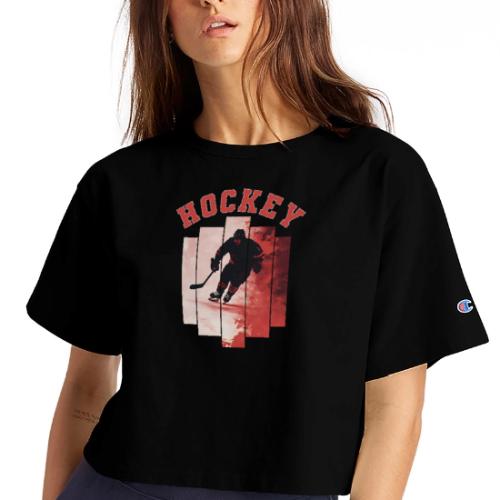 Hockey Spirit - Champion Women’s Cropped T-Shirt