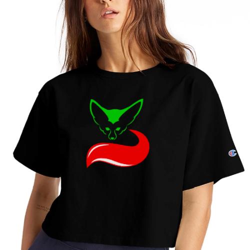 The Fennec, the Desert Fox of Algeria - Champion Women’s Cropped T-Shirt