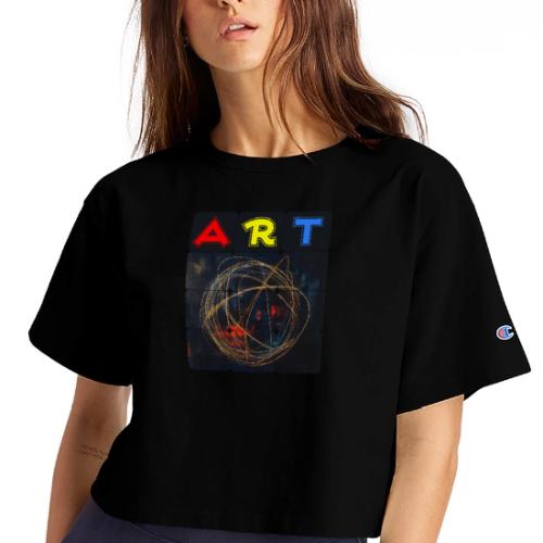Echoes of Art - Champion Women’s Cropped T-Shirt
