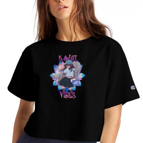 Kawaii Vibes - Champion Women’s Cropped T-Shirt