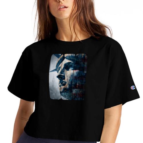 USA: Urban Liberty Triptych - Champion Women’s Cropped T-Shirt