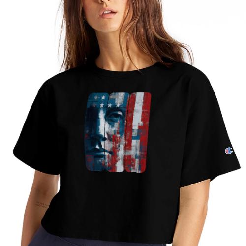 American Echoes - Champion Women’s Cropped T-Shirt