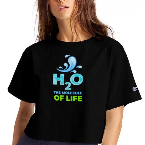 The Molecule of Life - Champion Women’s Cropped T-Shirt