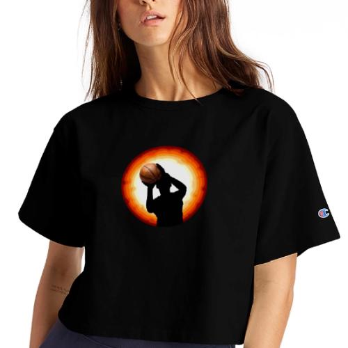 Basketball: The Art of the Shot - Champion Women’s Cropped T-Shirt