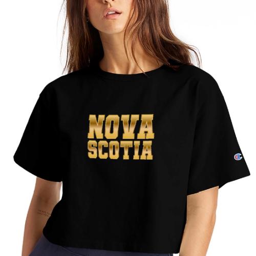 Nova Scotia - Champion Women’s Cropped T-Shirt
