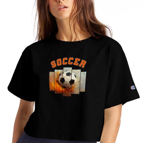 Soccer Iconic Touch - Champion Women’s Cropped T-Shirt