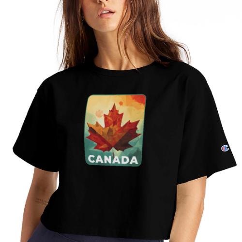 True North Colors - Champion Women’s Cropped T-Shirt