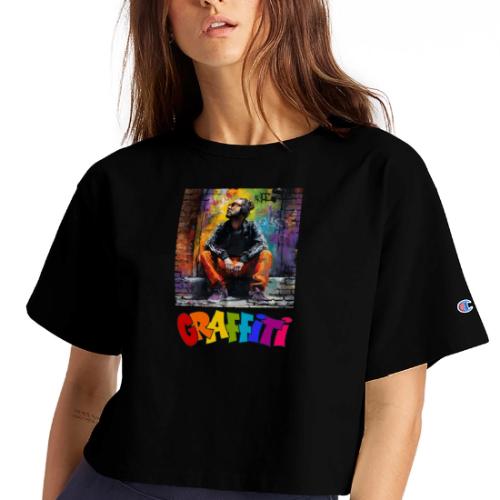 Graffiti: Urban Art - Champion Women’s Cropped T-Shirt