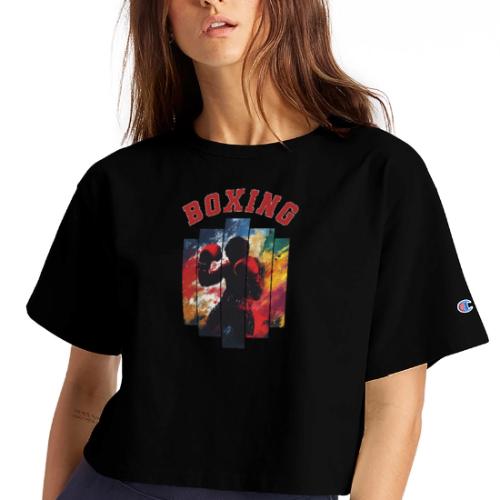 Boxing Warrior - Champion Women’s Cropped T-Shirt
