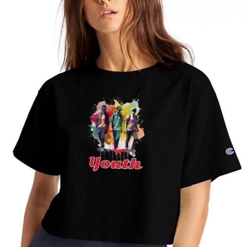 Forever Youthful - Champion Women’s Cropped T-Shirt