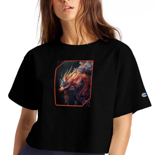 Dragon Dreams - Champion Women’s Cropped T-Shirt