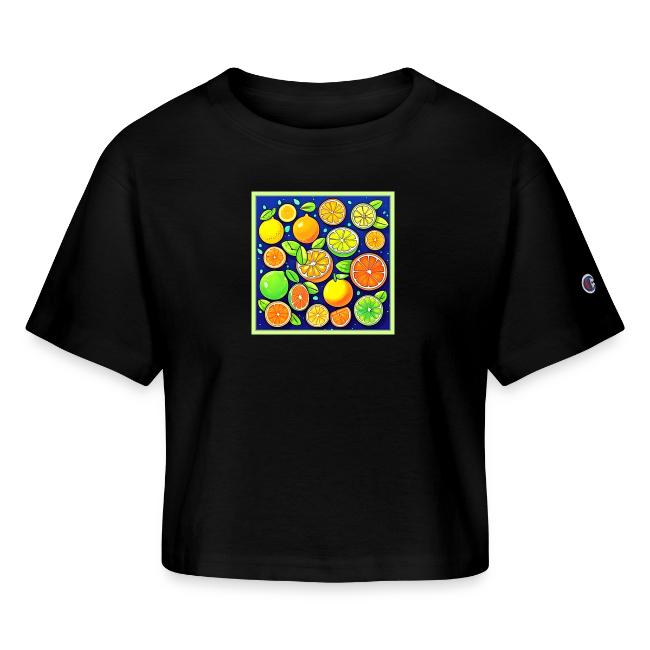 Fresh Citrus Slice Pattern