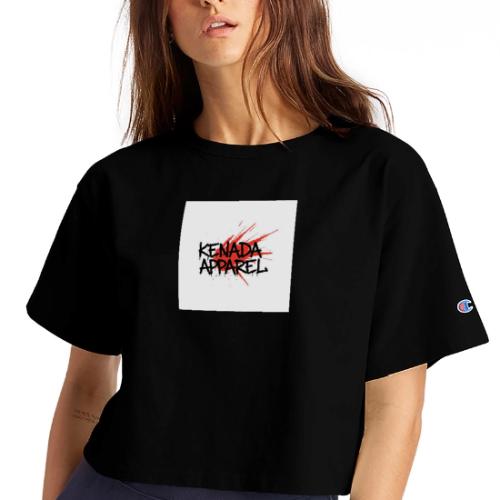 Kenada Apparel graffiti splash - Champion Women’s Cropped T-Shirt