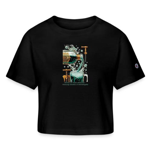 Potion of Poor Decisions Bottle Graphic Tee - Champion Women’s Cropped T-Shirt
