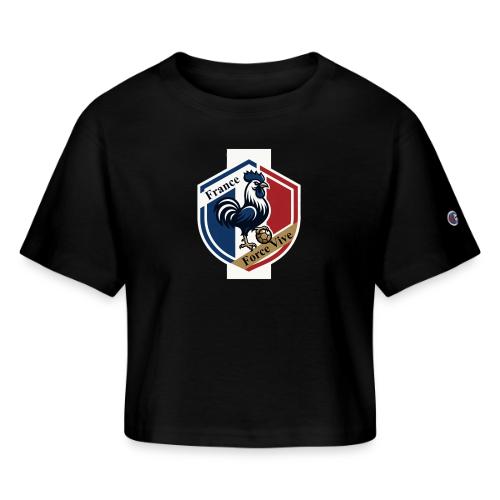 France Rooster T-Shirt, Bleu-Blanc-Rouge gift - Champion Women’s Cropped T-Shirt