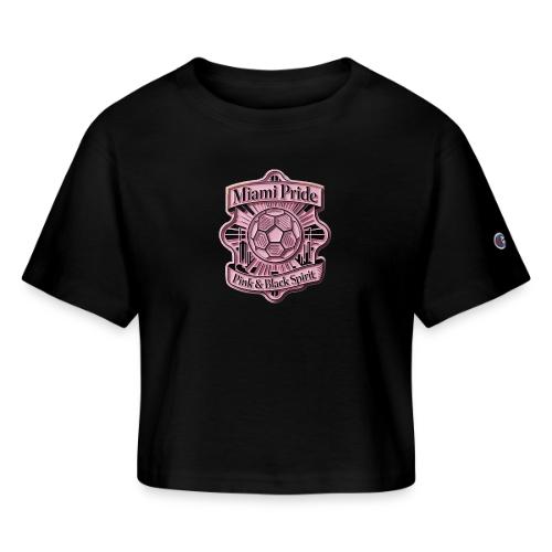 Miami City Pride T Shirt, Vibrant City Pride Gift - Champion Women’s Cropped T-Shirt
