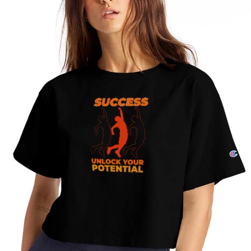 Unlock Success - Champion Women’s Cropped T-Shirt