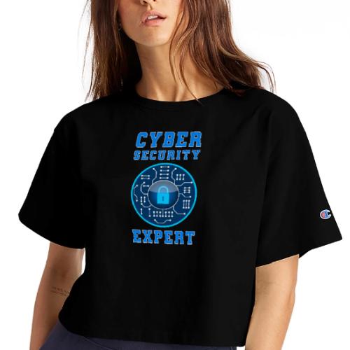 Cyber Security Expert - Champion Women’s Cropped T-Shirt