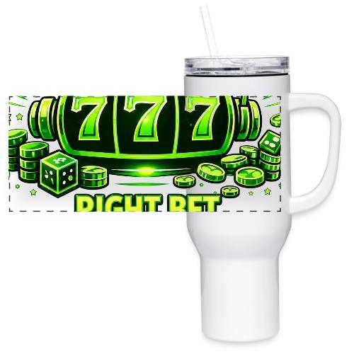 OCR Slots right bet, right machine, right time - 40 oz Travel Tumbler