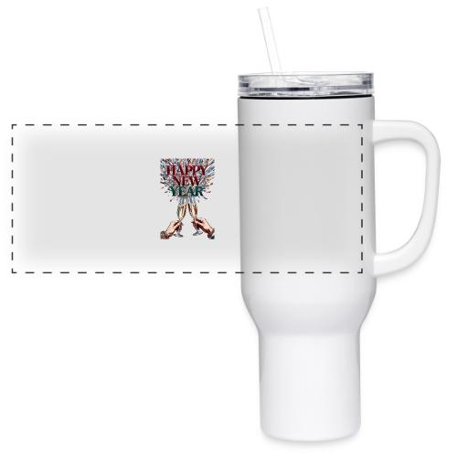 Toasting Hands T-Shirt Confetti Shower Premium - 40 oz Travel Tumbler