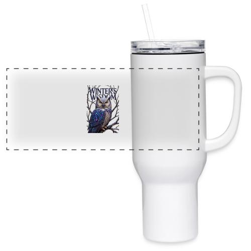 Crystalized Forest Owl T-Shirt - 40 oz Travel Tumbler