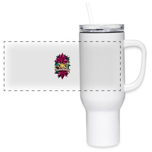 Queen of the Solstice Poinsettia T-Shirt - 40 oz Travel Tumbler
