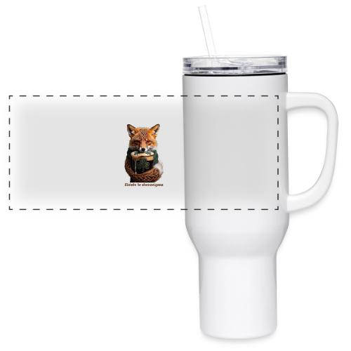Sly Emerald Fox Toast T-Shirt - 40 oz Travel Tumbler