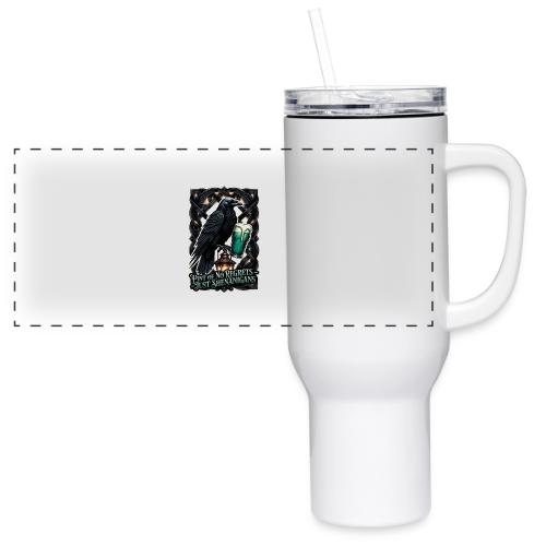 Sarcastic Raven Shenanigans Tee - 40 oz Travel Tumbler