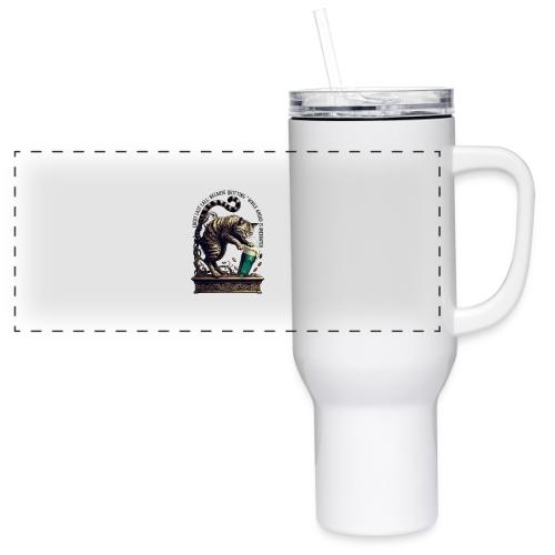 Lucky Last Call Cat Graphic Tee - 40 oz Travel Tumbler