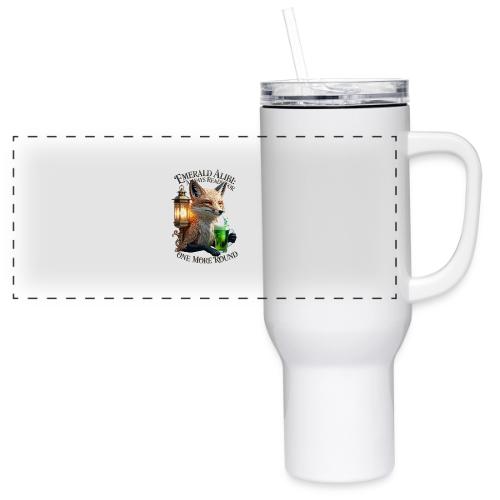 Emerald Alibi Fox Graphic Tee - 40 oz Travel Tumbler