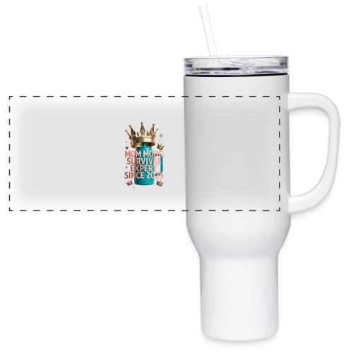 Mom Mode Survival Expert Tee - 40 oz Travel Tumbler