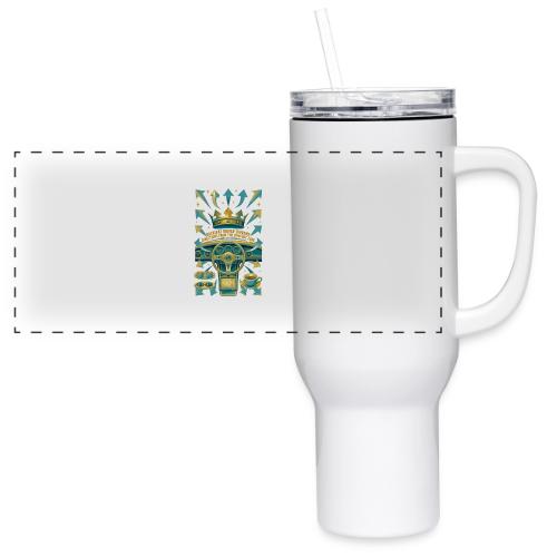 Backseat Driver T Shirt, Funny Dad Gift - 40 oz Travel Tumbler