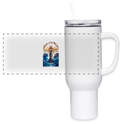 Women’s Day Tidal Sovereign T Shirt, Gift for Wife - 40 oz Travel Tumbler