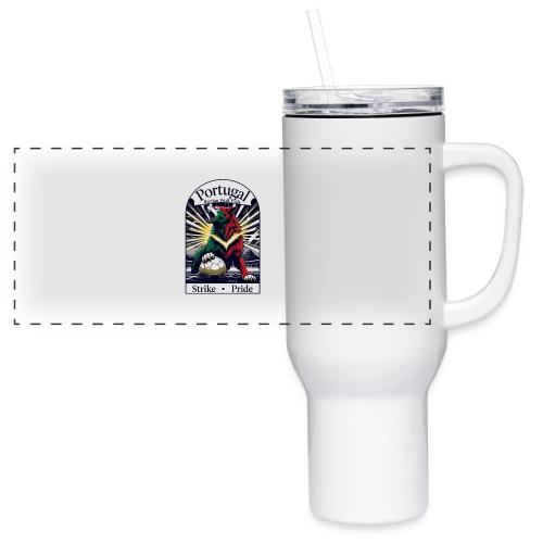 Portugal Iberian Wolf Soccer T Shirt, Pride Gift - 40 oz Travel Tumbler