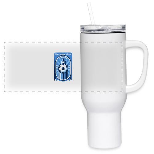 Manchester is Blue Soccer City T Shirt, Apparel - 40 oz Travel Tumbler