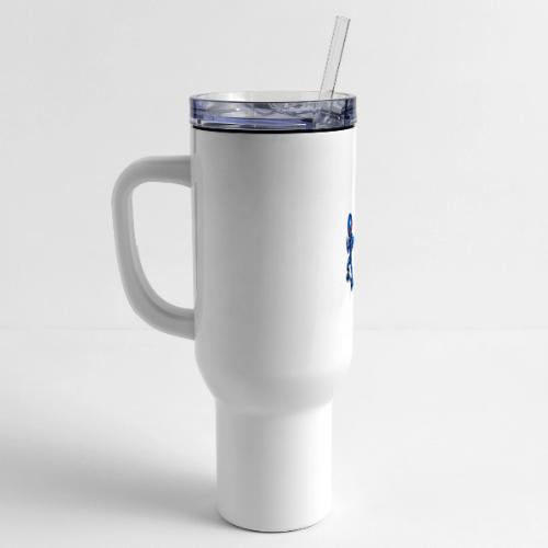 Angry Blue Alien - 40 oz Travel Tumbler