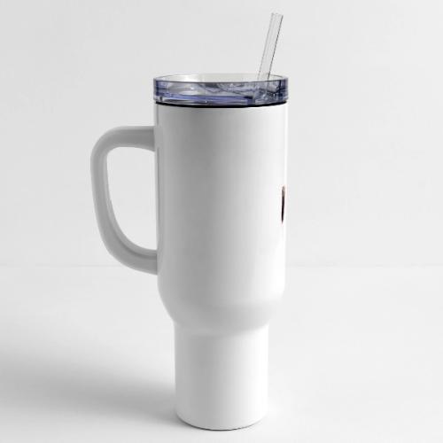 Samurai cherry blossoms - 40 oz Travel Tumbler