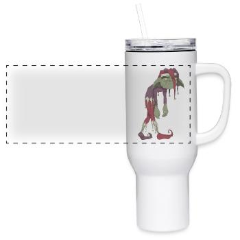 Red Circus Goblin - 40 oz Travel Tumbler - white - Front