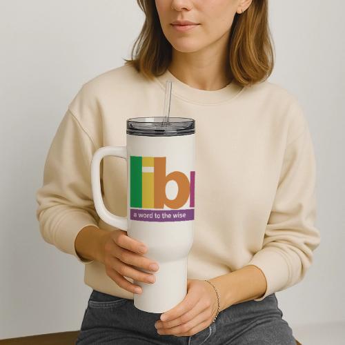 Vintage ALA: A word to the wise - library - 40 oz Travel Tumbler