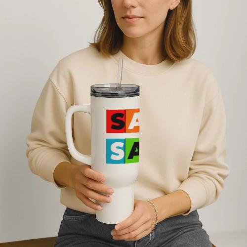 Santé en couleurs - 40 oz Travel Tumbler