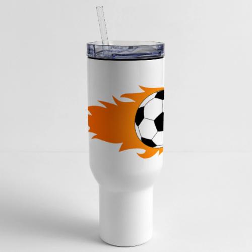 Soccer Ball - 40 oz Travel Tumbler