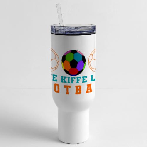 I love football - 40 oz Travel Tumbler