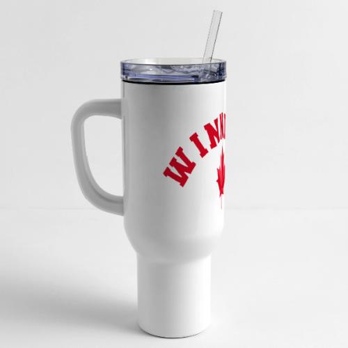 Winnipeg with maple leaf - 40 oz Travel Tumbler