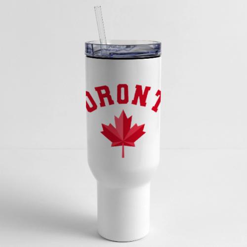 Toronto with maple leaf - 40 oz Travel Tumbler