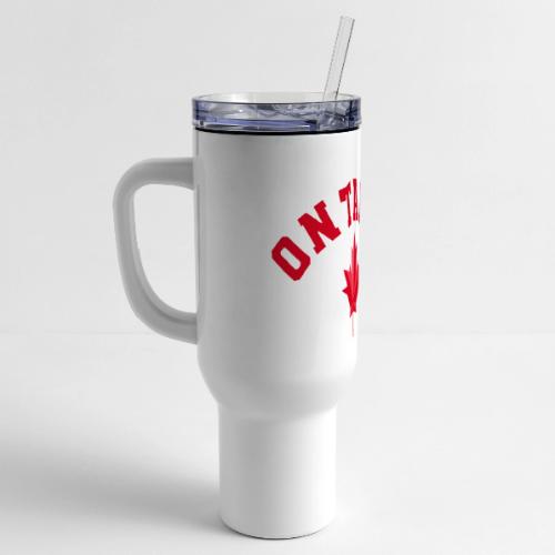 Ontario with maple leaf - 40 oz Travel Tumbler