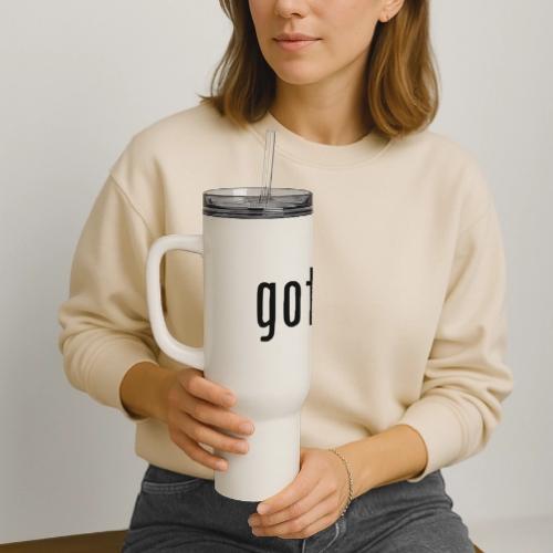 gotfufu-black - 40 oz Travel Tumbler