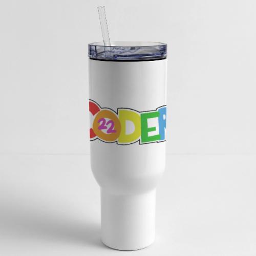 coders22 Logo - 40 oz Travel Tumbler
