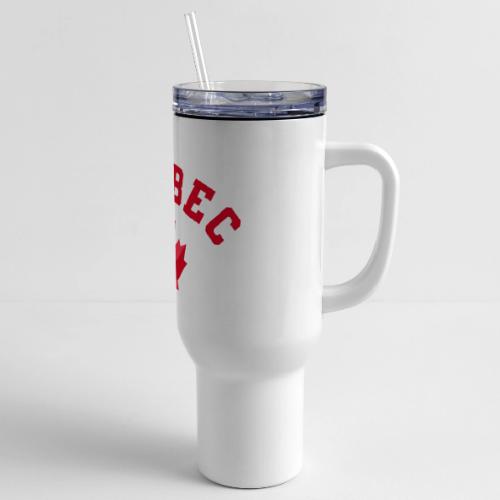 Quebec with maple leaf - 40 oz Travel Tumbler
